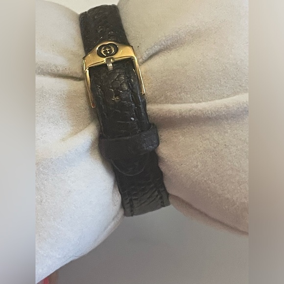 GUCCI GREEN sherry line dial STACKED WATCH - Picture 9 of 11